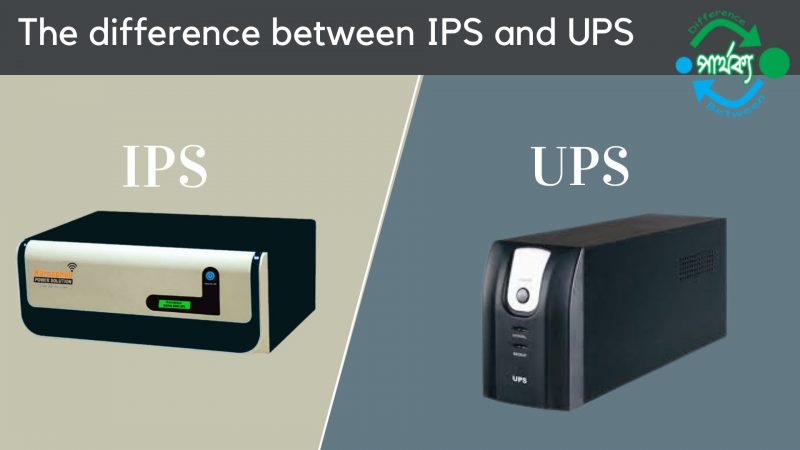 IPS and UPS